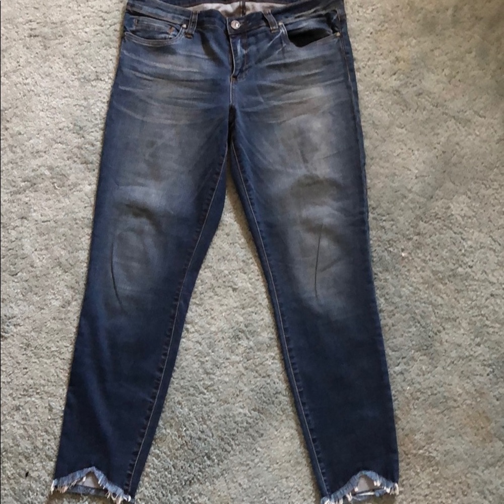 Kut from the Kloth mid-rise skinny jeans